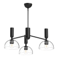 Alora Mood - Taklampa med stång JUDE 3xE27/60W/230V svart