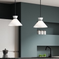 Alora Mood - Taklampa på stång HALSTON 1xE27/60W/230V svart