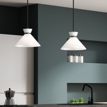 Alora Mood - Taklampa på stång HALSTON 1xE27/60W/230V svart