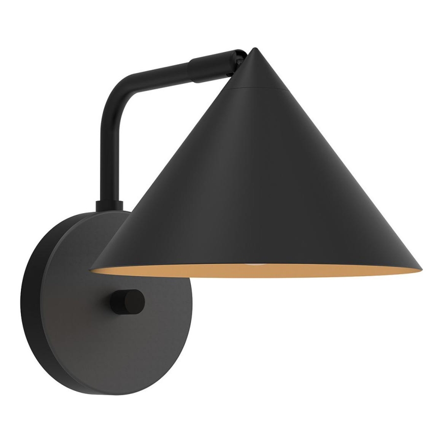 Alora Mood - Vägglampa REMYCK 1xE27/60W/230V svart