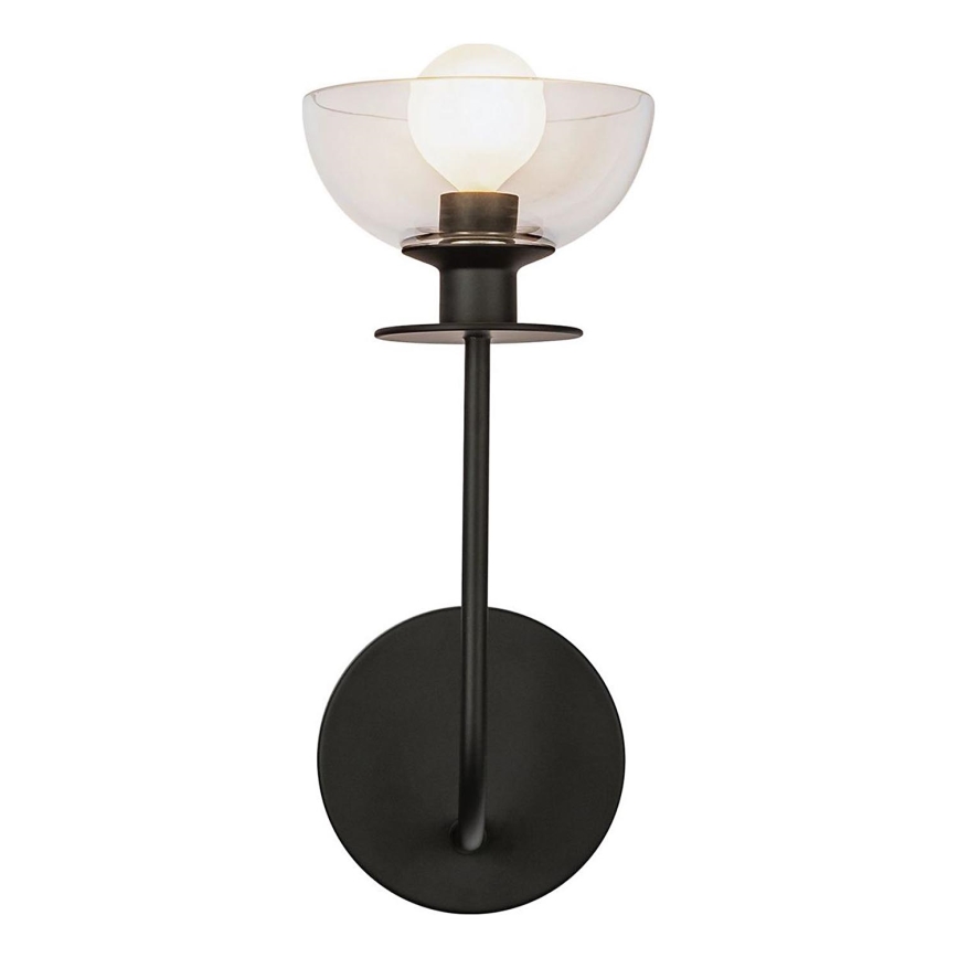 Alora Mood - Vägglampa SYLVIA 1xE14/40W/230V svart