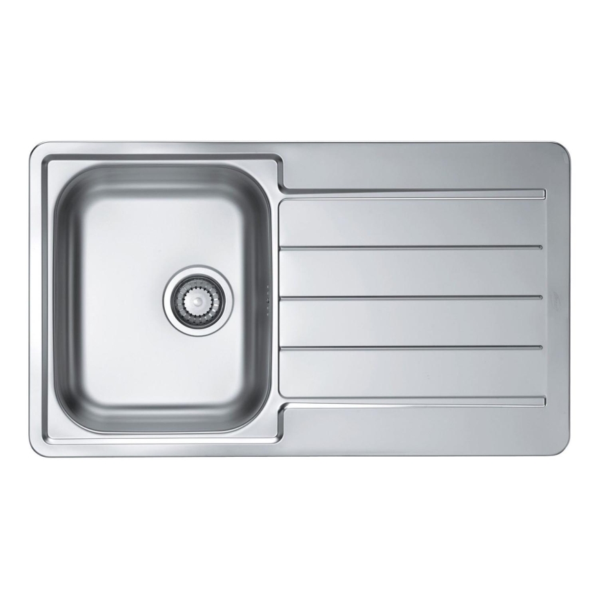 ALVEUS 1065560 - Diskho för kök LINE 86x50 cm matt stål/satin