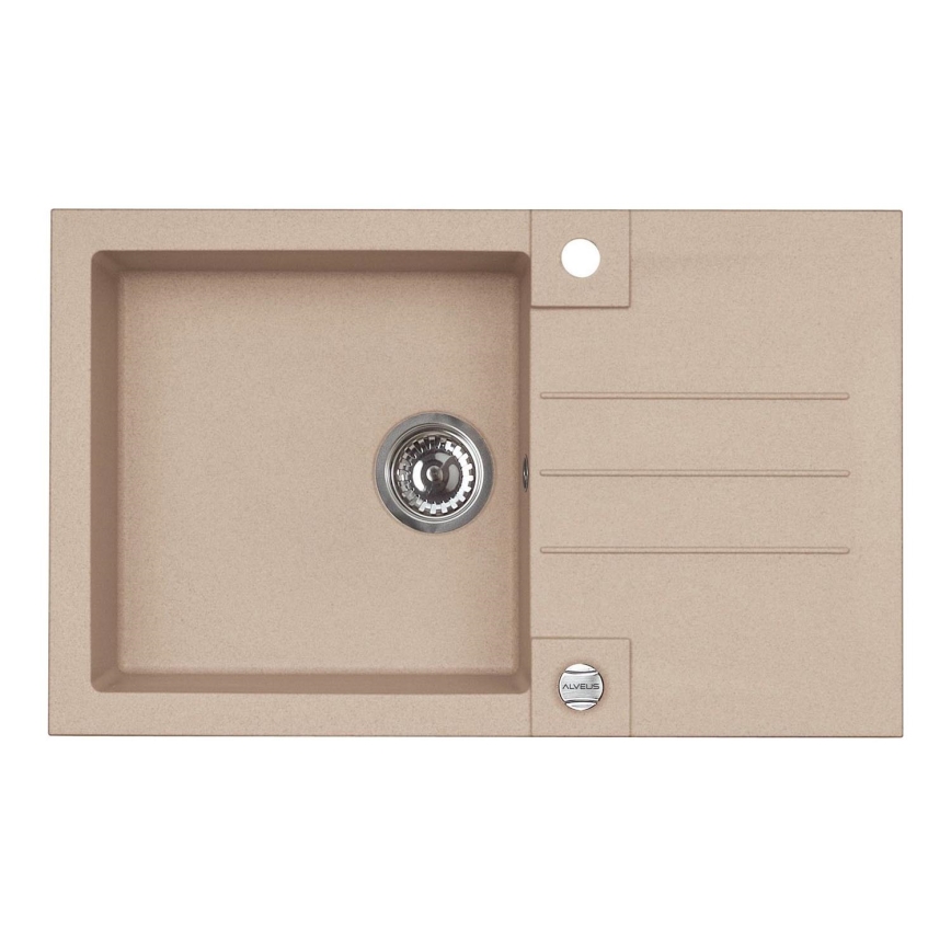 ALVEUS 1090946 - Diskho för kök ROCK 78x48 cm granit/beige