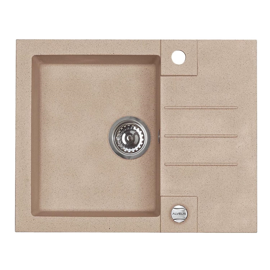 ALVEUS 1090950 - Diskho för kök ROCK 59,5x47,5 cm granit/beige