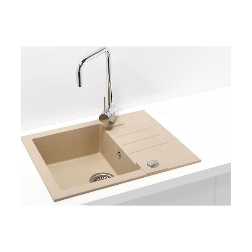 ALVEUS 1090950 - Diskho för kök ROCK 59,5x47,5 cm granit/beige