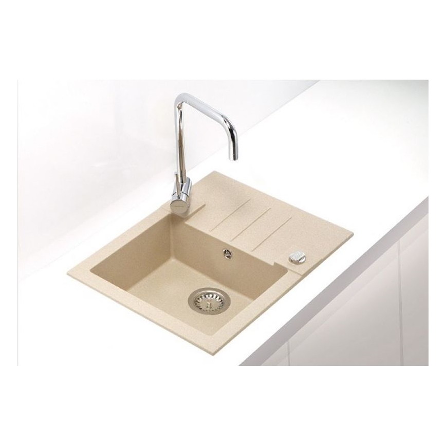 ALVEUS 1090950 - Diskho för kök ROCK 59,5x47,5 cm granit/beige