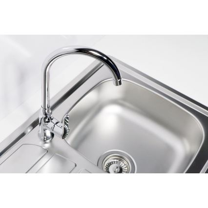 ALVEUS 1098938 - Diskho för kök ZOOM 79x50 cm satin, för toppmontage