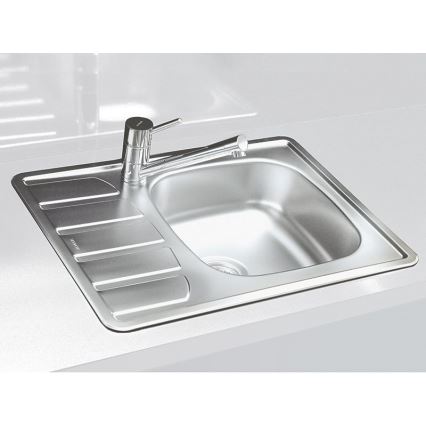 ALVEUS 1098940 - Diskho för kök ZOOM 61,5x50 cm satin, för toppmontage
