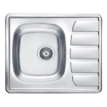 ALVEUS 1100215 - Diskho för kök ZOOM 61,5x50 cm satin, för toppmontage