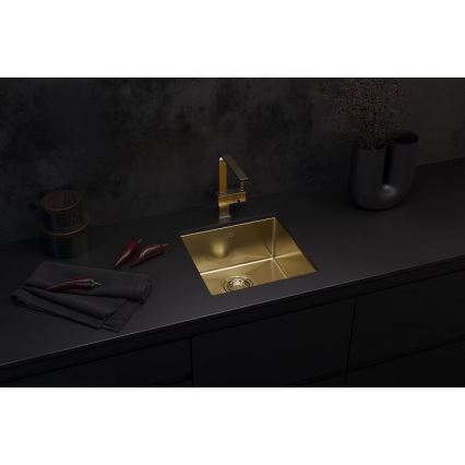 ALVEUS 1103319 - Diskho för kök QUADRIX 45x45 cm monarch guld