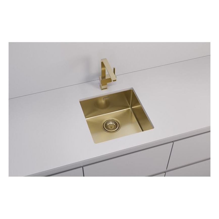 ALVEUS 1103319 - Diskho för kök QUADRIX 45x45 cm monarch guld