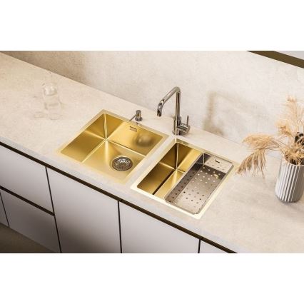 ALVEUS 1103319 - Diskho för kök QUADRIX 45x45 cm monarch guld