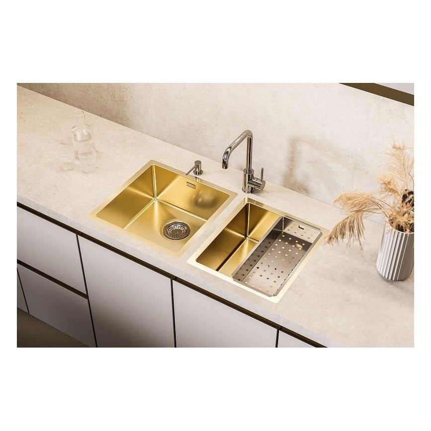 ALVEUS 1103319 - Diskho för kök QUADRIX 45x45 cm monarch guld