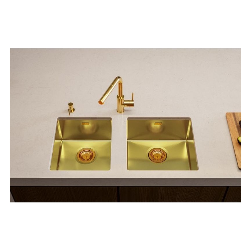 ALVEUS 1103319 - Diskho för kök QUADRIX 45x45 cm monarch guld