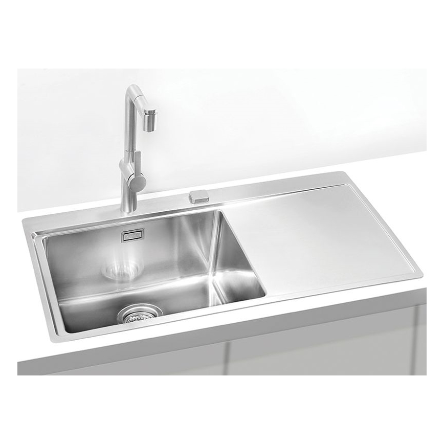ALVEUS 1103652 - Diskho för kök PURE 86x52,5 cm satin, vänster