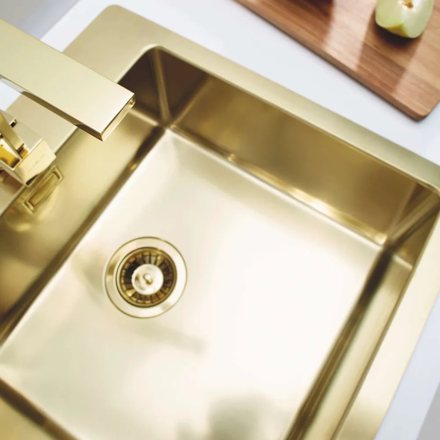 ALVEUS 1106867 - Diskho för kök PURE 52,5x51,5 cm monarch guld