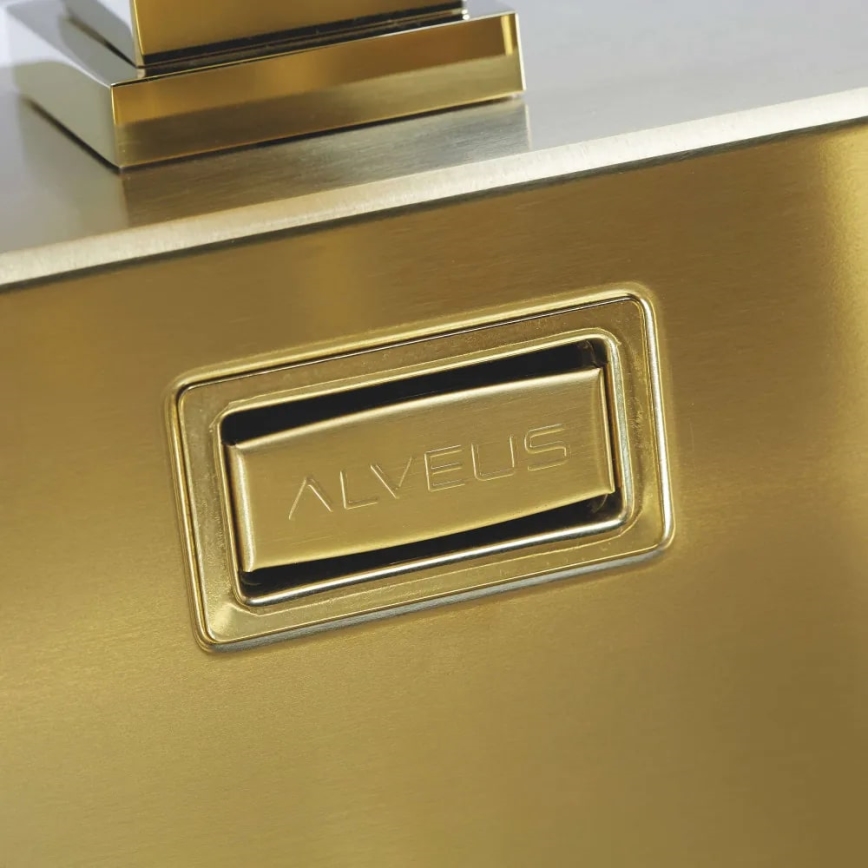 ALVEUS 1106867 - Diskho för kök PURE 52,5x51,5 cm monarch guld