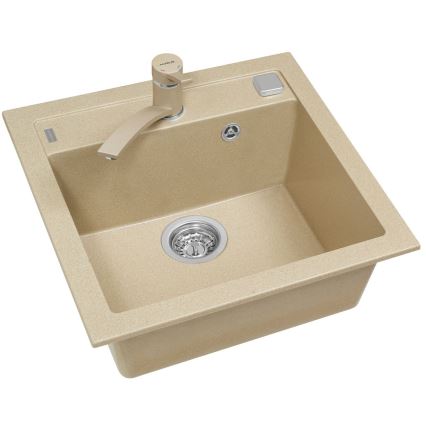 ALVEUS 1107889 - Diskho för kök FORMIC 52x51 cm granit/beige