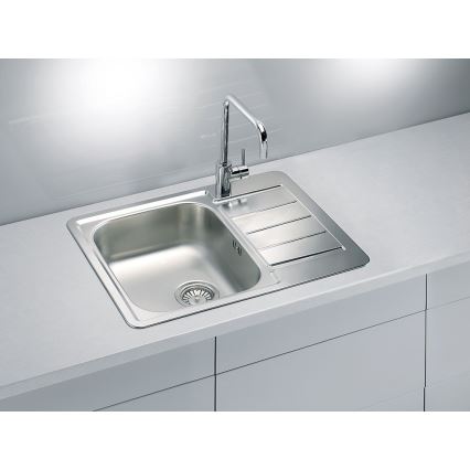 ALVEUS 1125356 - Diskho för kök LINE 61,5x50 cm matt stål/satin