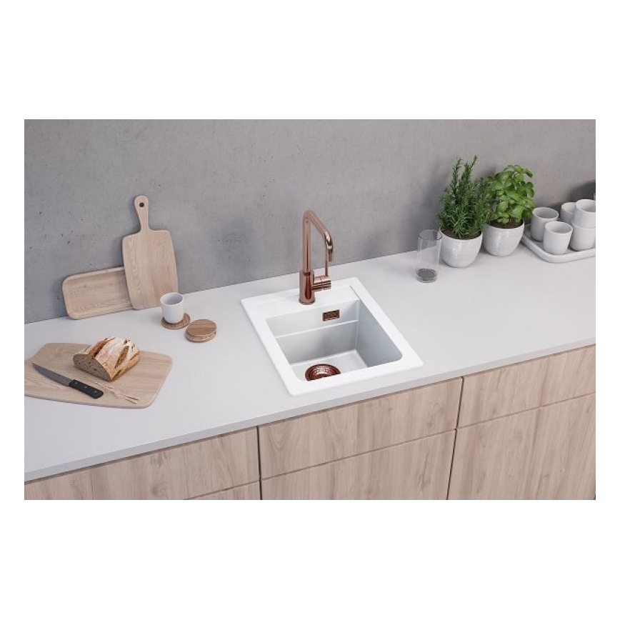 ALVEUS 1139079 - Diskho för kök ATROX 50x40 cm granit/vit