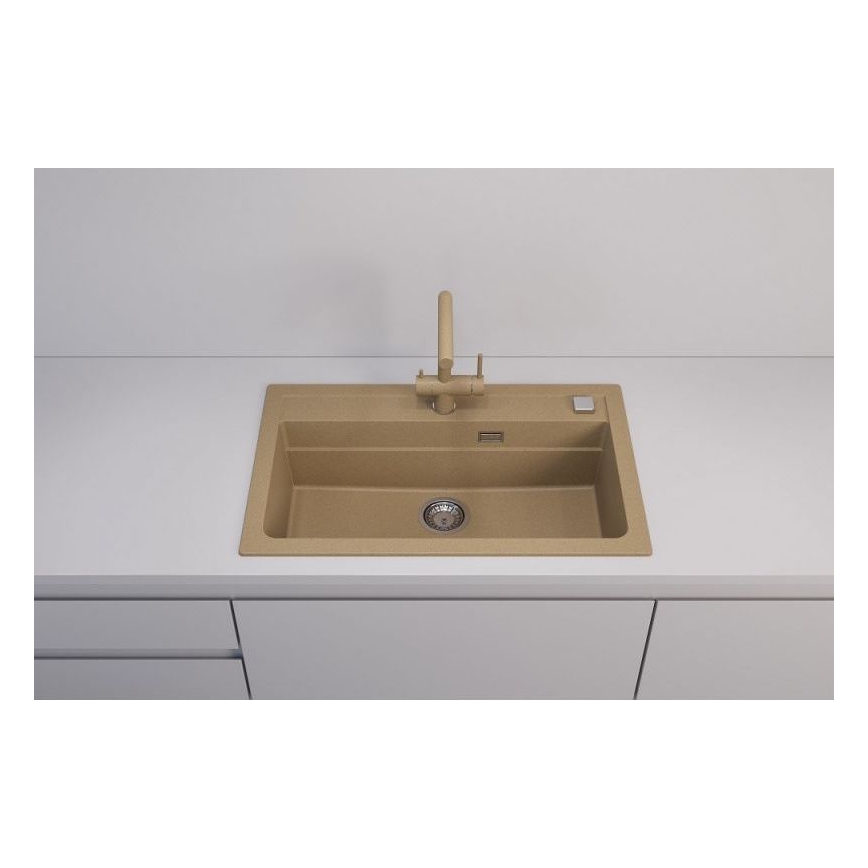 ALVEUS 1140445 - Diskho för kök ATROX 79x50 cm granit/beige