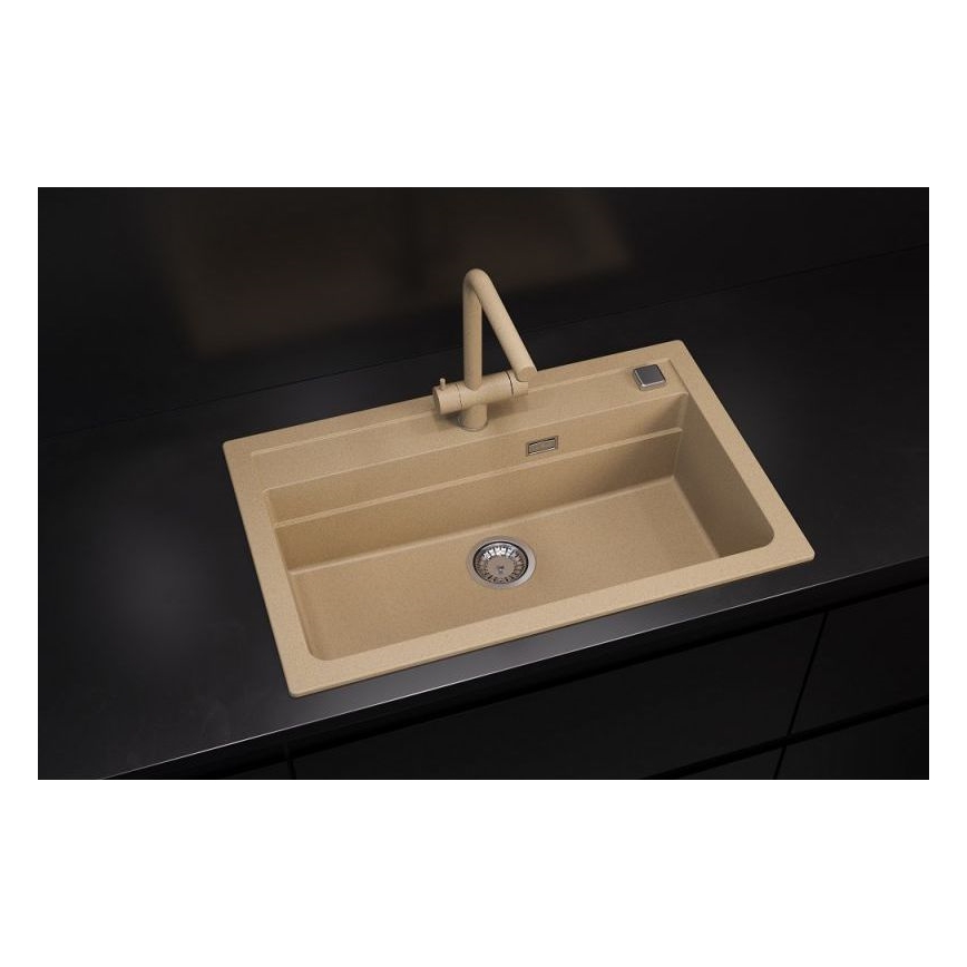 ALVEUS 1140445 - Diskho för kök ATROX 79x50 cm granit/beige