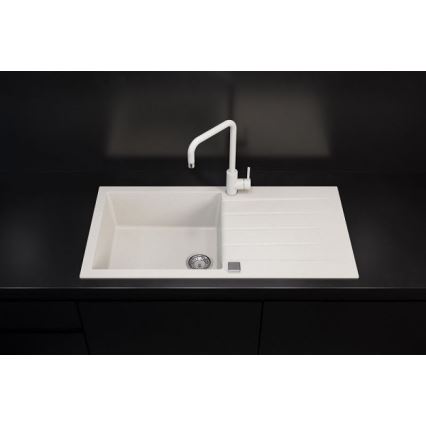ALVEUS 1140594 - Diskho för kök CADIT 100x50 cm granit/vit