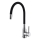 ALVEUS 1144427 - Vaskkran med flexibel arm MINTAS 34 cm skinande krom/svart