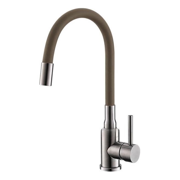 ALVEUS 1144428 - Vaskkran med flexibel arm MINTAS 34 cm skinande krom/beige