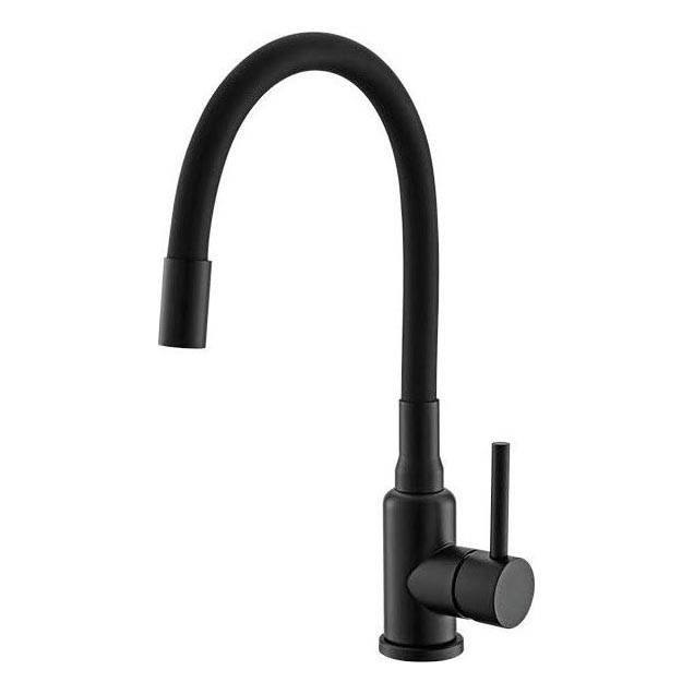 ALVEUS 1144433 - Vaskkran med flexibel arm MINTAS 34 cm matt svart