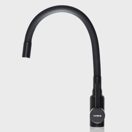 ALVEUS 1144433 - Vaskkran med flexibel arm MINTAS 34 cm matt svart