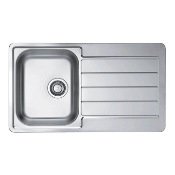 ALVEUS 1144640 - Diskho för kök LINE 86x50 cm matt stål/satin, utan lyftventil