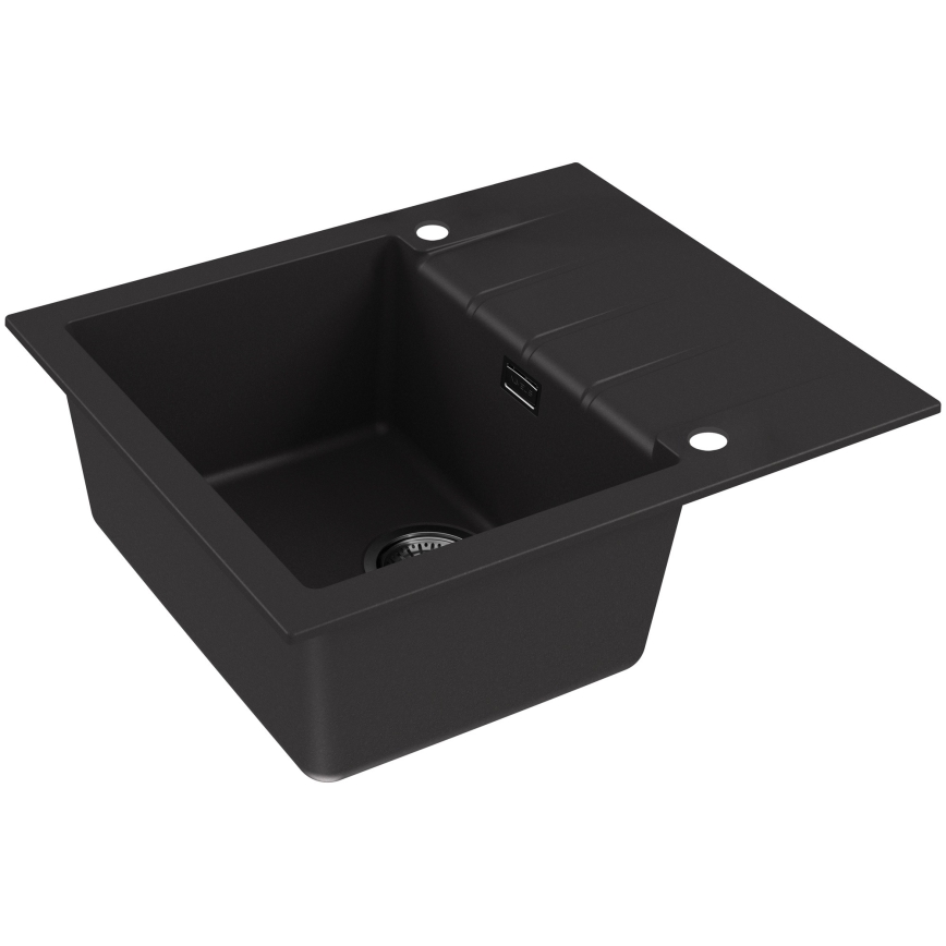 ALVEUS 1148158 - Diskho för kök CADIT 59x50 cm granit/svart