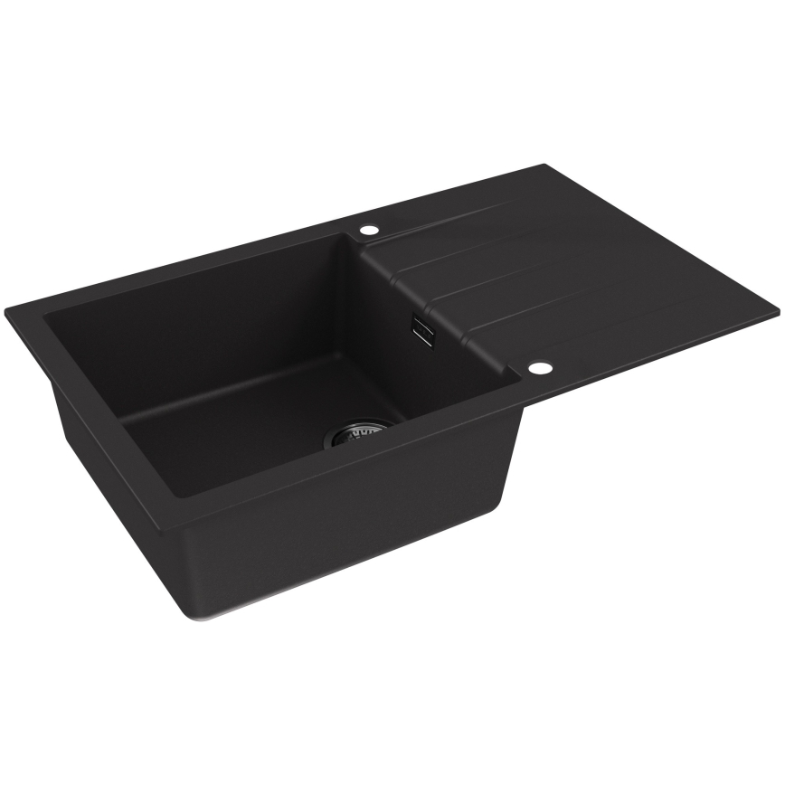 ALVEUS 1148160 - Diskho för kök CADIT 86x50 cm granit/svart