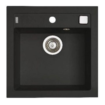 ALVEUS 1149133 - Diskho för kök FORMIC 52x51 cm granit/svart