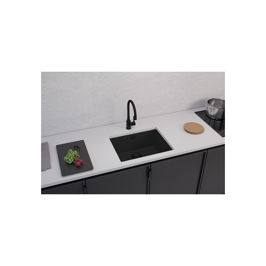 ALVEUS 1150057 - Diskho för kök OMNI 55x45 cm granit/svart