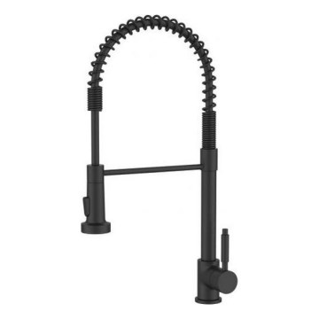ALVEUS 1150887 - Vaskkran med flexibel arm med spruta URBAN 47,1 cm svart
