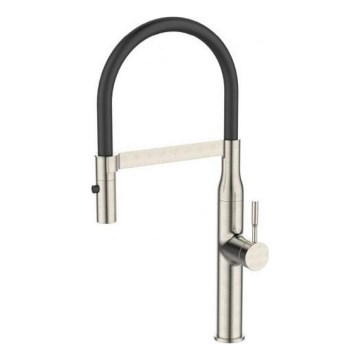 ALVEUS 1150892 - Vaskkran med flexibel arm med spruta MIRAGE 49,5 cm satin