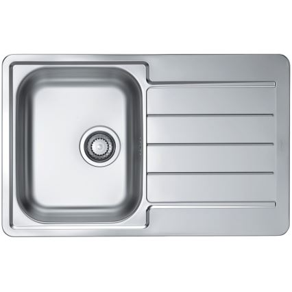 ALVEUS SET0026 - Köksdiskho LINE 79x50 cm + Köksblandare TONIA 29,5 cm satin/blank krom