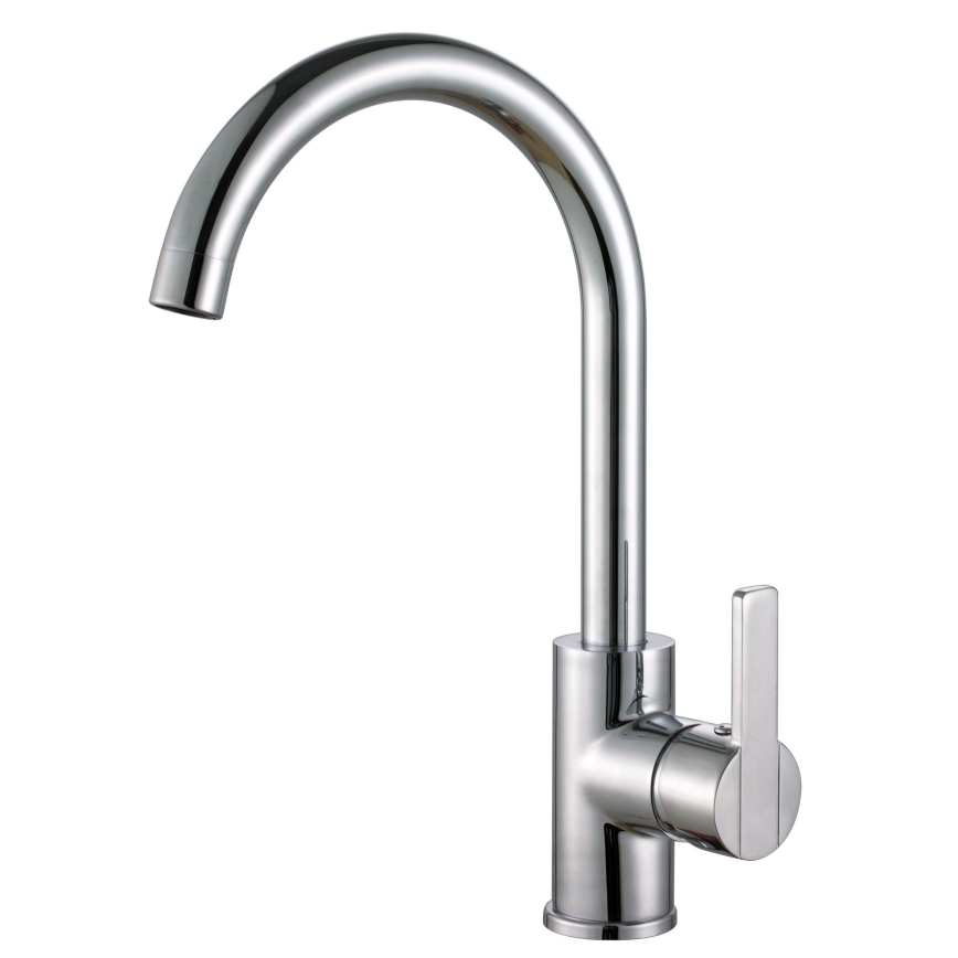 ALVEUS SET0026 - Köksdisk LINE 79x50 cm + kran TONIA 29,5 cm satin/blank krom