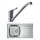 ALVEUS SETA259 - Diskho BASIC 78x43,5 cm + köksblandare RIVIERA 14,8 cm satin/blank krom