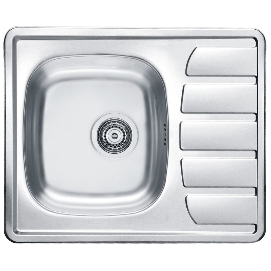 ALVEUS SETA265 - Kökho sinks ZOOM 61,5x50 cm + kran RIVIERA 14,8 cm satin/blank krom