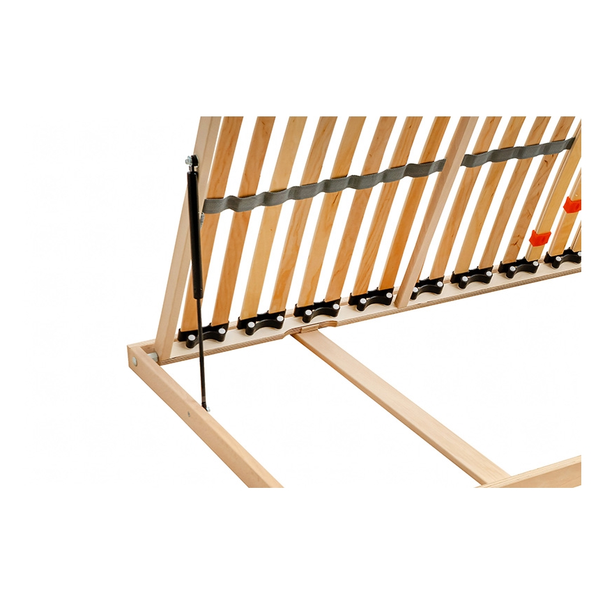 Ambiamo - Flexibel säng med ribbor med kolv lutning ODENSE 200x90 cm vänster