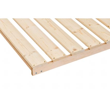 Ambiamo - Säng med fixerade träribbor LUNDE 200x90 cm