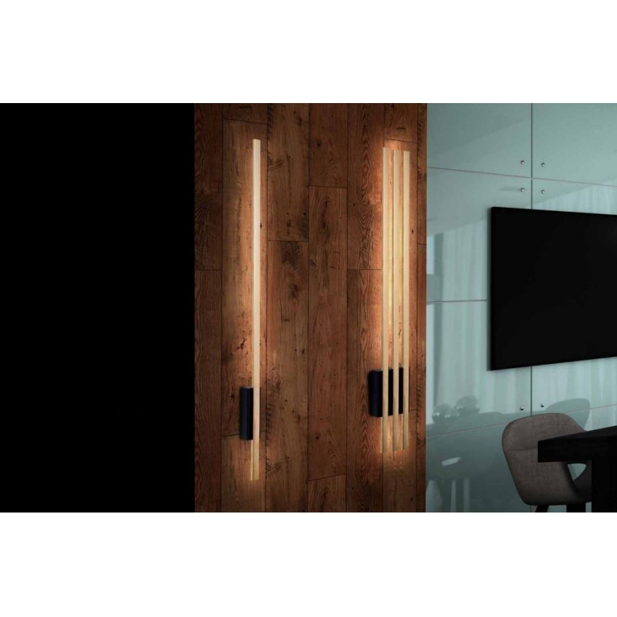 Amplex - LED vägglampa  LED/3,8W/230V gyllene /svart 