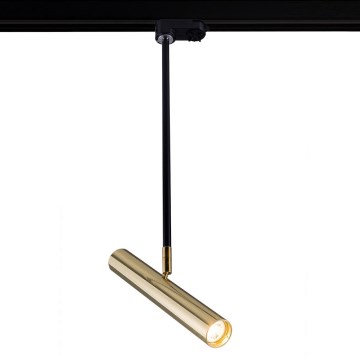 Amplex - Pendelkrona För skensystem 1xGU10-MR11/15W/230V svart/mässing