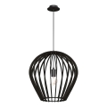 Amplex - Pendellampa med kabel 1xE27/20W/230V svart