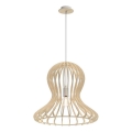 Amplex - Pendellampa på kabel 1xE27/20W/230V beige