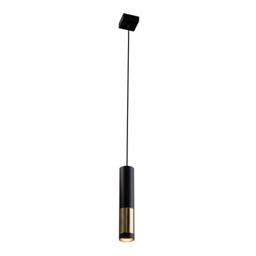 Amplex - Takkkrona på ett snöre  1xGU10/15W/230V svart 