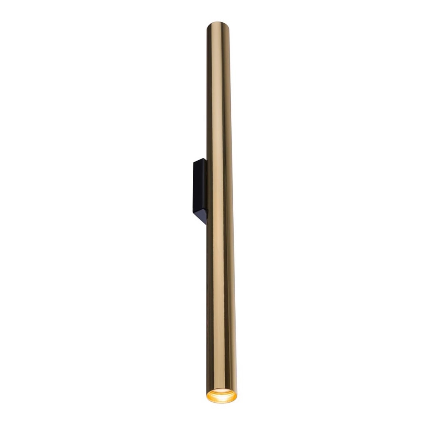 Amplex - Vägglampa 2xGU10-MR11/15W/230V svart/mässing